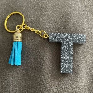 Handmade Letter "T" Keychain